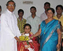 Karkal: SSLC Topper Sujana Devadiga felicitated